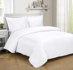 Royal Hotel Bedding Set – 100% Cool Duvet Covers, Viscose Made from Bamboo, Full/Queen Size (White)