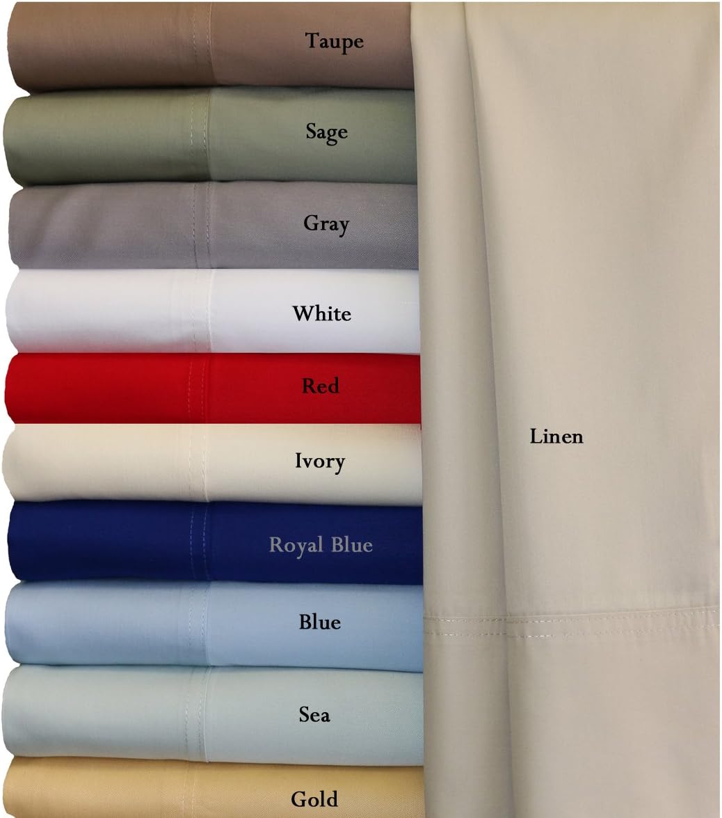 Royal Hotel Bedding Set – 100% Cool Duvet Covers, Viscose Made from Bamboo, Full/Queen Size (White)