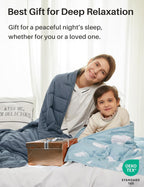 Weighted Idea Weighted Blanket for Adults (Dark Grey, 48"x72", 15lbs) – Cooling, Breathable Heavy Blanket with Premium Glass Beads