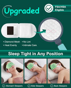 16 Packs Steam Eye Masks for Dry Eyes – Self-Heating Warm Compress for Fatigue & Puffiness Relief, Disposable Heated Eye Mask Travel Essentials, Spa Relaxation Set for Women, Unscented